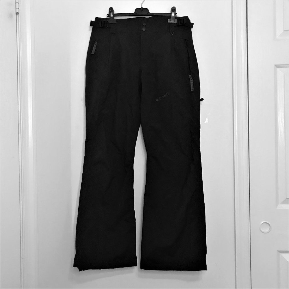 Columbia Black Omni-Tech Snow Pants Women Sz 8-10 (also fits Youth Sz 18/20)